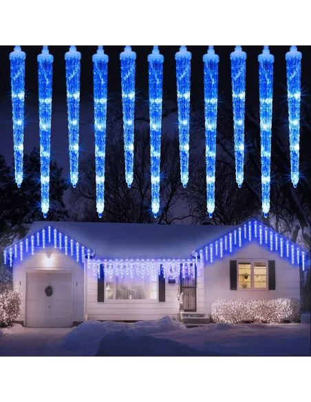 Instalatie tip turturi de gheata cu led, 3M, interconectabili, IP44, diverse culori