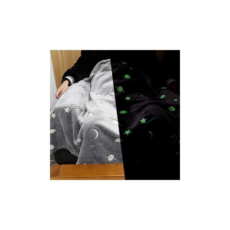 Patura magic blanket pentru copii, luminoasa si pufoasa, efect fosforescent