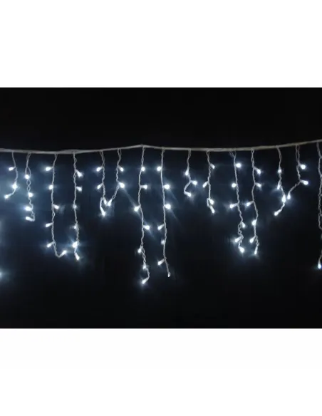 Instalatie de Craciun perdea luminoasa cu franjuri inegali , 45 m