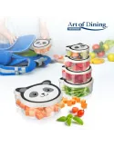Set 4 caserole cu capac