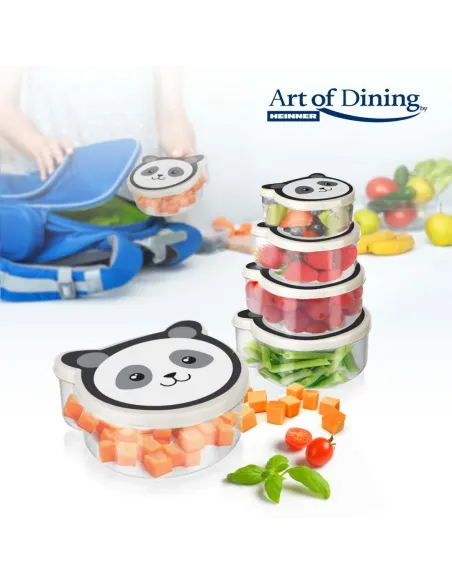 Set 4 caserole cu capac