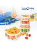 Set 4 caserole cu capac