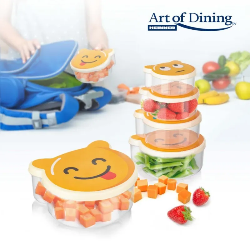 Set 4 caserole cu capac