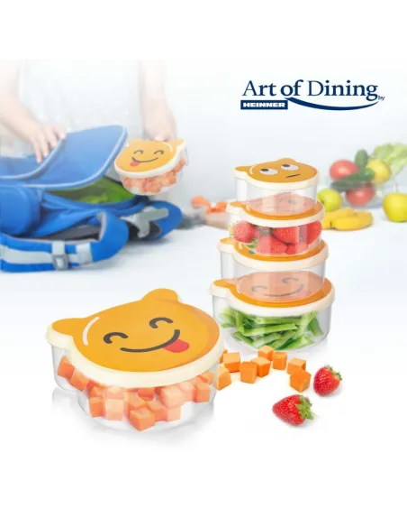 Set 4 caserole cu capac