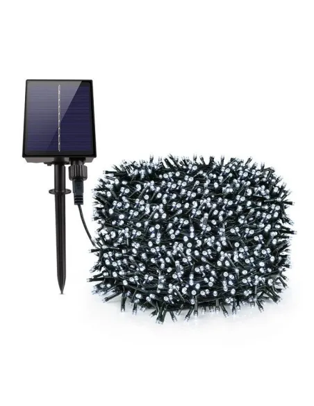 Instalatie solara 500 LED, 50 metri, controler, panou mare, model 2024