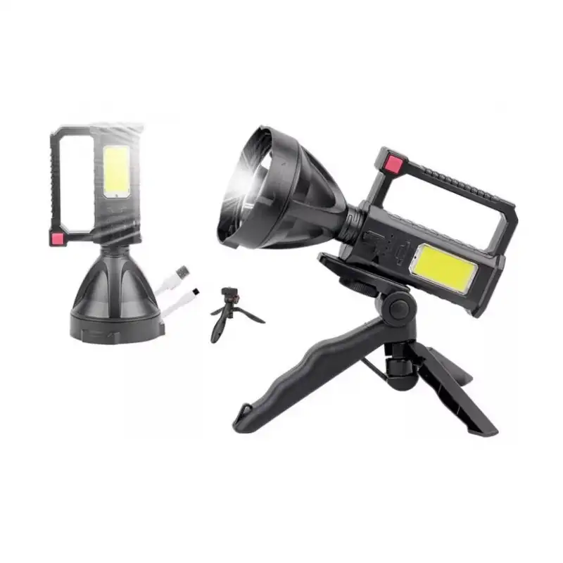 Lanterna led cu trepied, reincarcabila usb cu maner, 1200 mAh