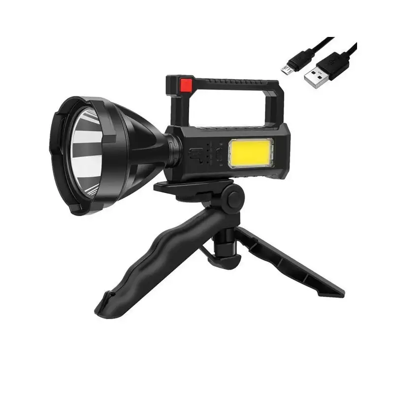 Lanterna led cu trepied, reincarcabila usb cu maner, 1200 mAh