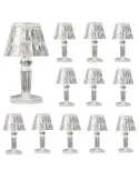 Set 12 x lampa veioza mini , lumina calda