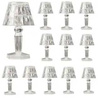 Set 12 x lampa veioza mini , lumina calda