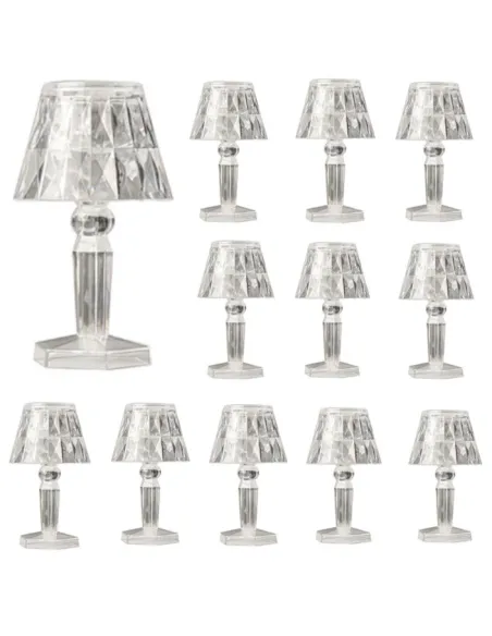 Set 12 x lampa veioza mini , lumina calda