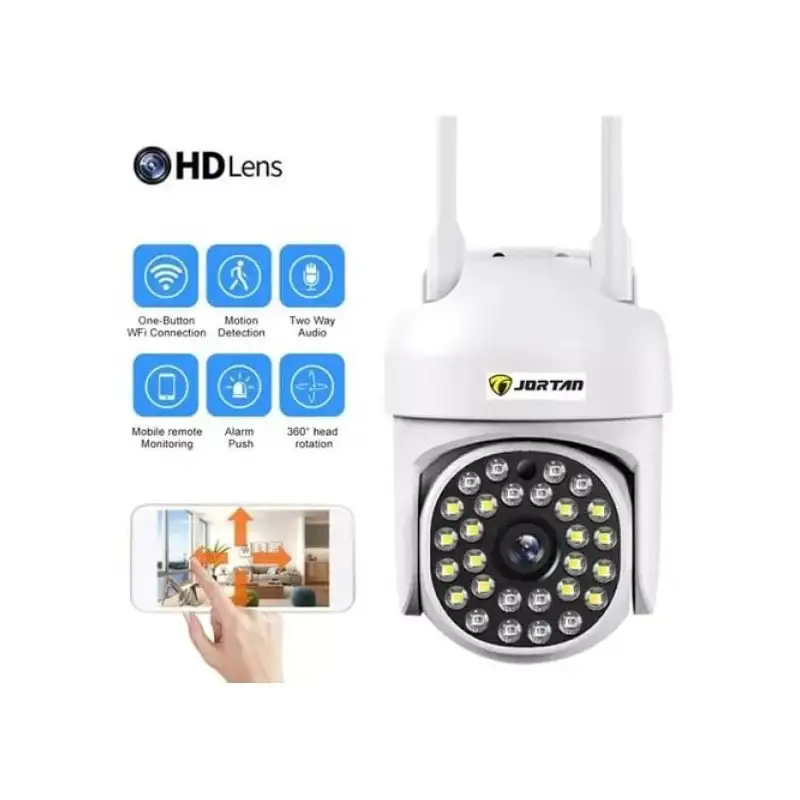 Set 4 Camere IP 360° WiFi JT-8161QJ cu 4 Carduri 32GB | Live & Noapte