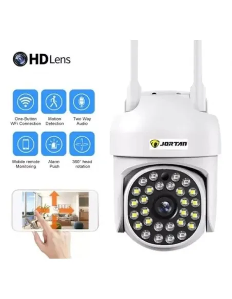 Set 4 Camere IP 360° WiFi JT-8161QJ cu 4 Carduri 32GB | Live & Noapte
