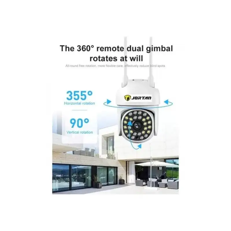Set 4 Camere IP 360° WiFi JT-8161QJ cu 4 Carduri 32GB | Live & Noapte