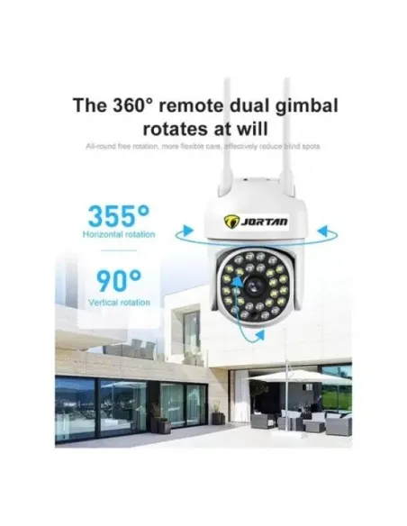 Set 4 Camere IP 360° WiFi JT-8161QJ cu 4 Carduri 32GB | Live & Noapte