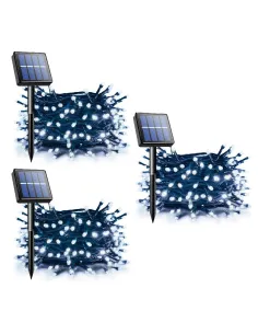 Set 3 x Instalatie LED solara 100 LED