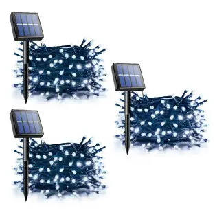 Set 3 x Instalatie LED solara 100 LED