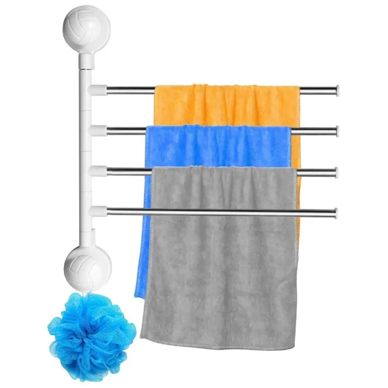 Suport prosoape pentru perete cu ventuze