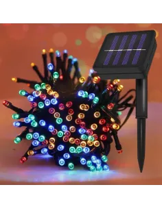 Set 5 x instalatie solara 100 LED, culoare multicolor 2