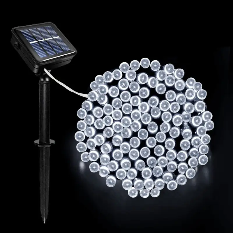 Set 4 x Instalatie solara 100 LED, 10 m, diverse culori