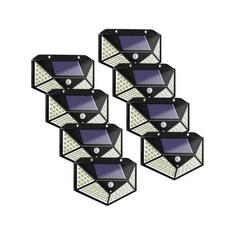 Set 20 x Lampa 100 LED cu panou solar, senzor de miscare