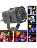 Proiector led cu figurine de Craciun