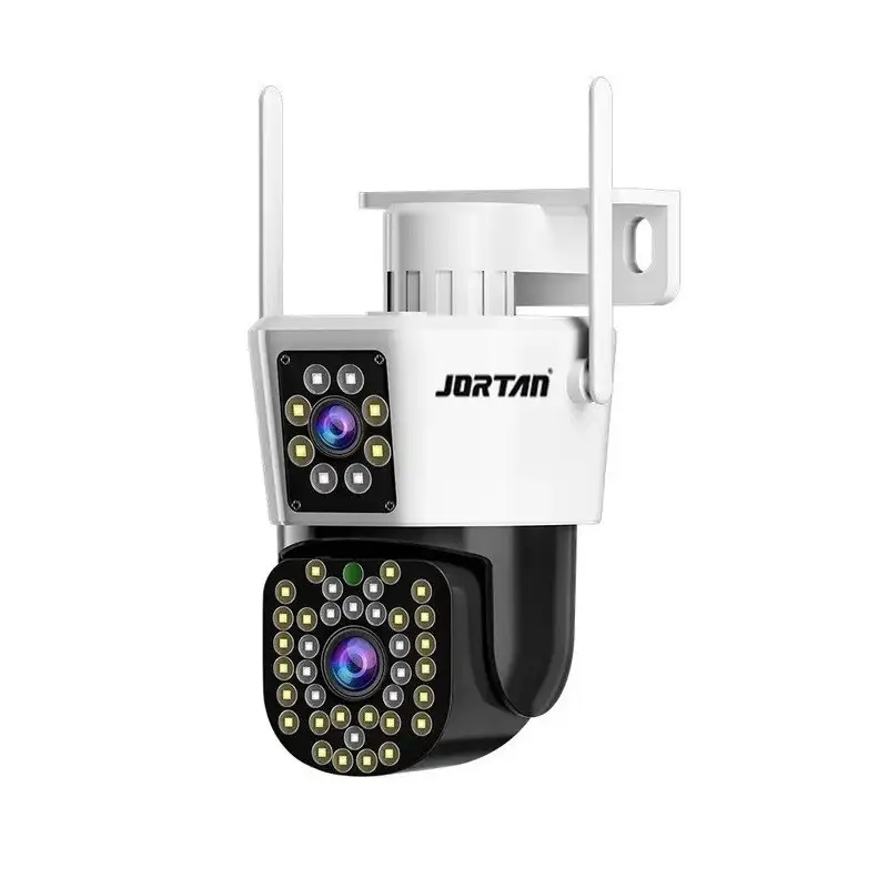 Camera de Supraveghere Duala, Wireless Jortan JT-8293, 6MP, Viziune Nocturnă,IP66,Detectare Mișcare și Audio + Card 32 Gb
