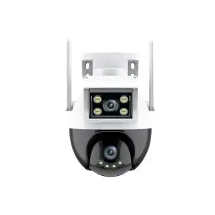 Camera duala jortan wifi, detectie umana, 8mp,full hd 4 k recunoastere faciala, 2
