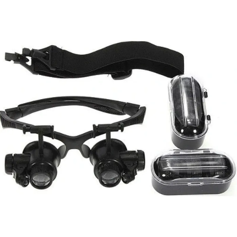 Lupa tip ochelari factor marime, dubla 10x 15x 20x 25x