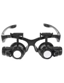 Lupa tip ochelari factor marime, dubla 10x 15x 20x 25x