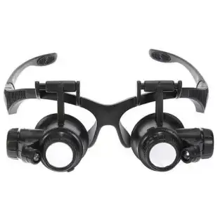 Lupa tip ochelari factor marime, dubla 10x 15x 20x 25x