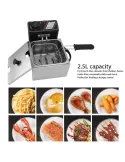Friteuza electrica de 2.5 L