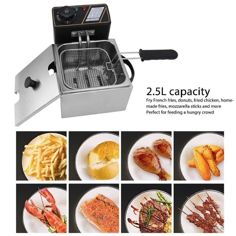 Friteuza electrica de 2.5 L