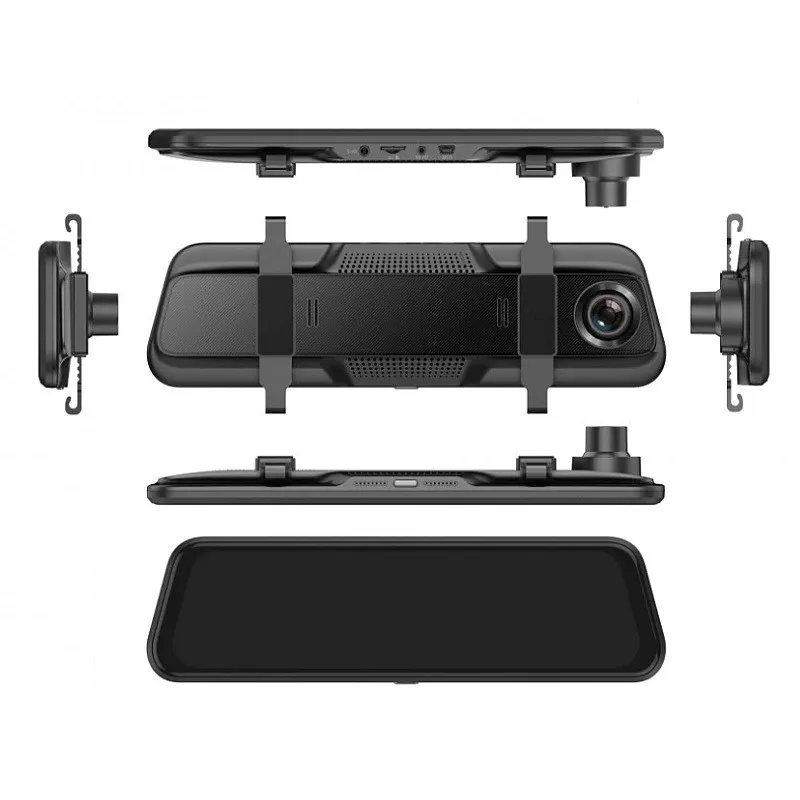 Oglinda auto cu camera fata spate 9.66 inch si cablu full display