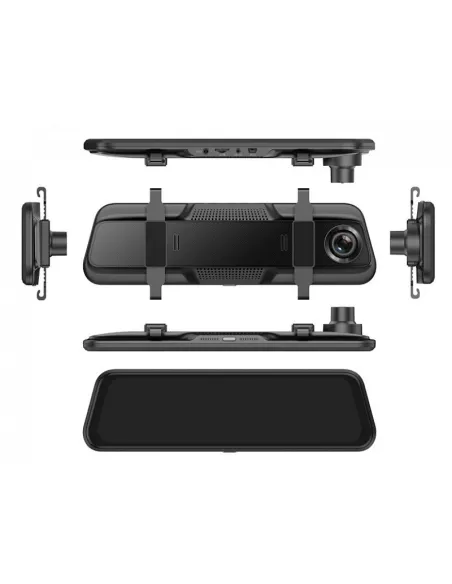 Oglinda auto cu camera fata spate 9.66 inch si cablu full display