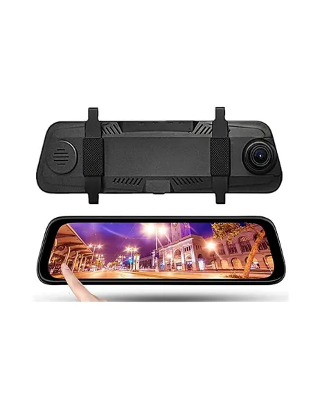Oglinda auto cu camera fata spate 9.66 inch si cablu full display