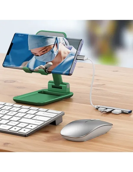 Adaptor pentru transfer de date tip C-usb si splitter cu 4 porturi USB