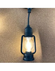 Ghirlanda luminoasa exterior, 10 becuri, 10 m  tip felinar incluse 2