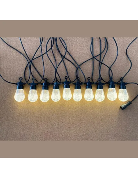 Ghirlanda luminoasa exterior, cu 10 becuri incluse, 10 m