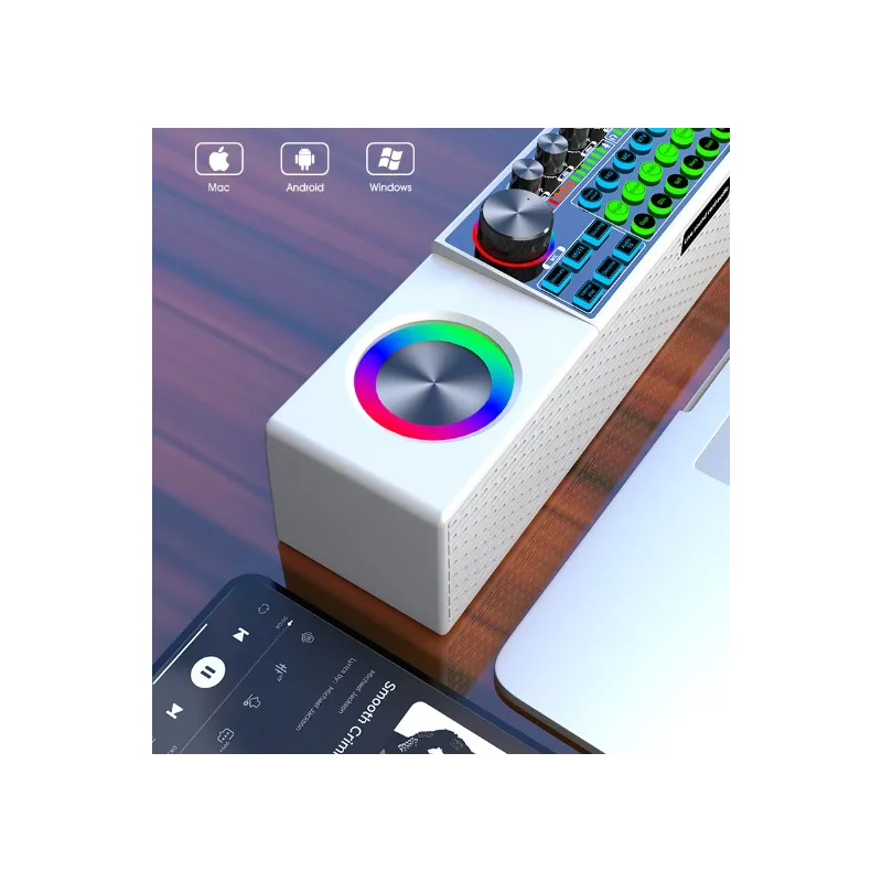 Placa de sunet , microfoane , mixer multifunctional, bluetooth