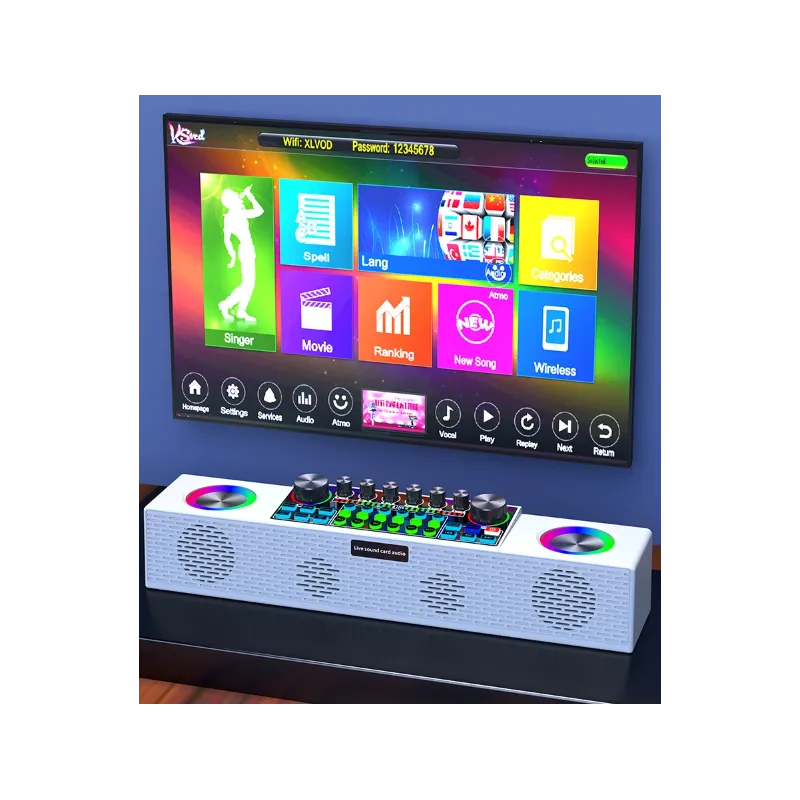 Placa de sunet , microfoane , mixer multifunctional, bluetooth