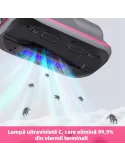 Aspirator antiacarieni pentru pat, lampa UV, portabil, zgomot redus, putere 100 w