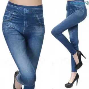 Colanti imblaniti , tip jeans