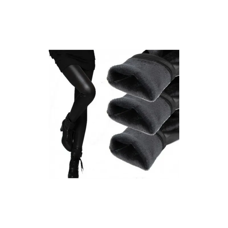 Set 2 x Colanti imbaniti imitatie piele