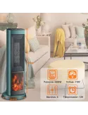 Radiator electric cu semineu, 1500 W