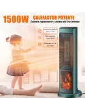 Radiator electric cu semineu, 1500 W