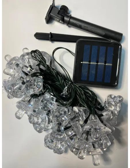 Set 2 x Instalatie ciupercute solare mari multicolor 50 led