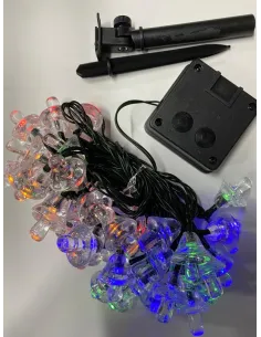 Instalatie ciupercuta solara 50 led multicolor