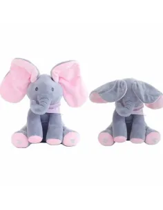 Elefant interactiv Peek-a-Boo din pluș