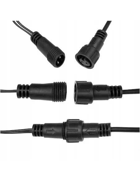 Instalatie Led tip sir de Craciun, 81.5 metri, 500 LED-uri cu flash, diverse culori, interconectabila