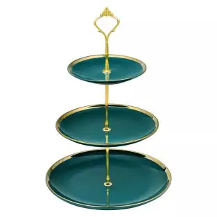 Platou pentru prajituri , supraetajat cu 3 niveluri